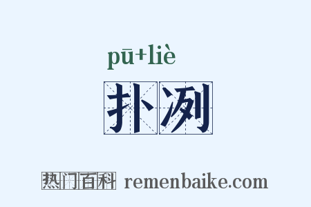 扑冽是什么意思的图片